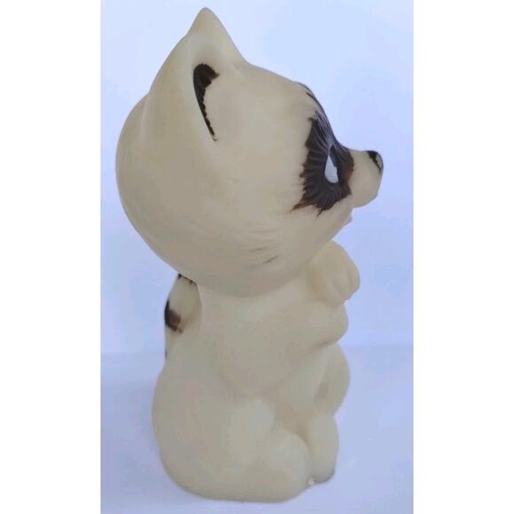 N.T. AUBIN Vintage 60's 5" SIDE EYE RACCOON Squeaky Rubber Toy Calif. USA RARE! - Picture 5 of 11